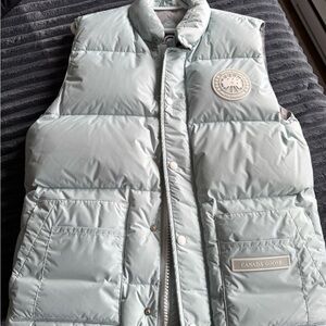 Canada Goose Light Blue Puffer Vest